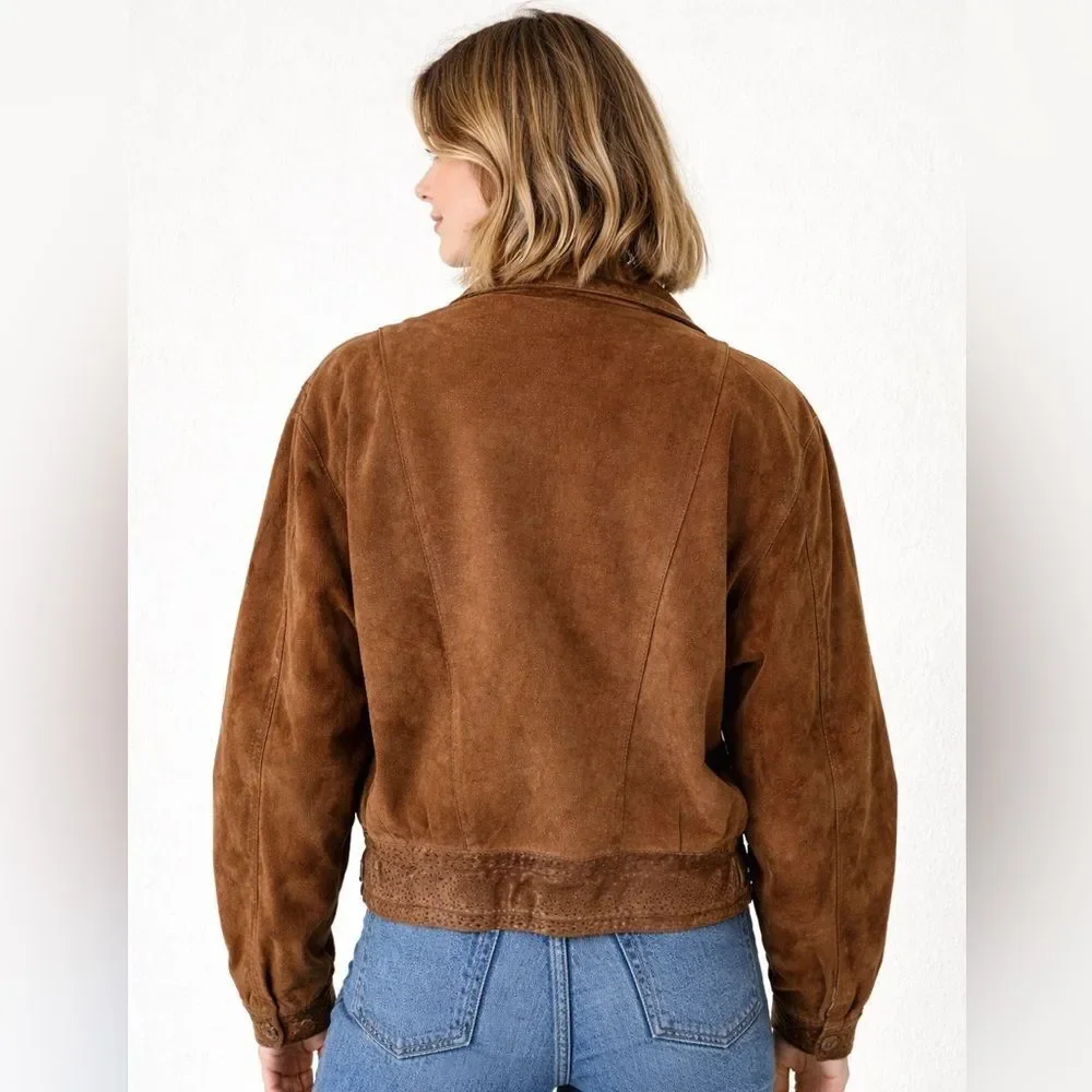 Byrnes and Baker Vintage 1980’s Leather Insulated Jacket